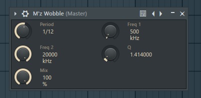M'z Wobble VST スクリーンショット